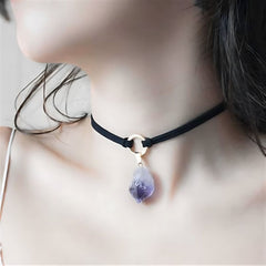 Amethyst and Moonstone Necklace