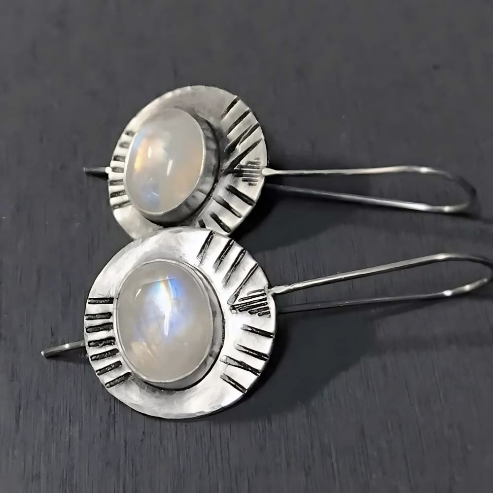 Antique Moonstone Earrings