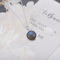 Black Moonstone Necklace