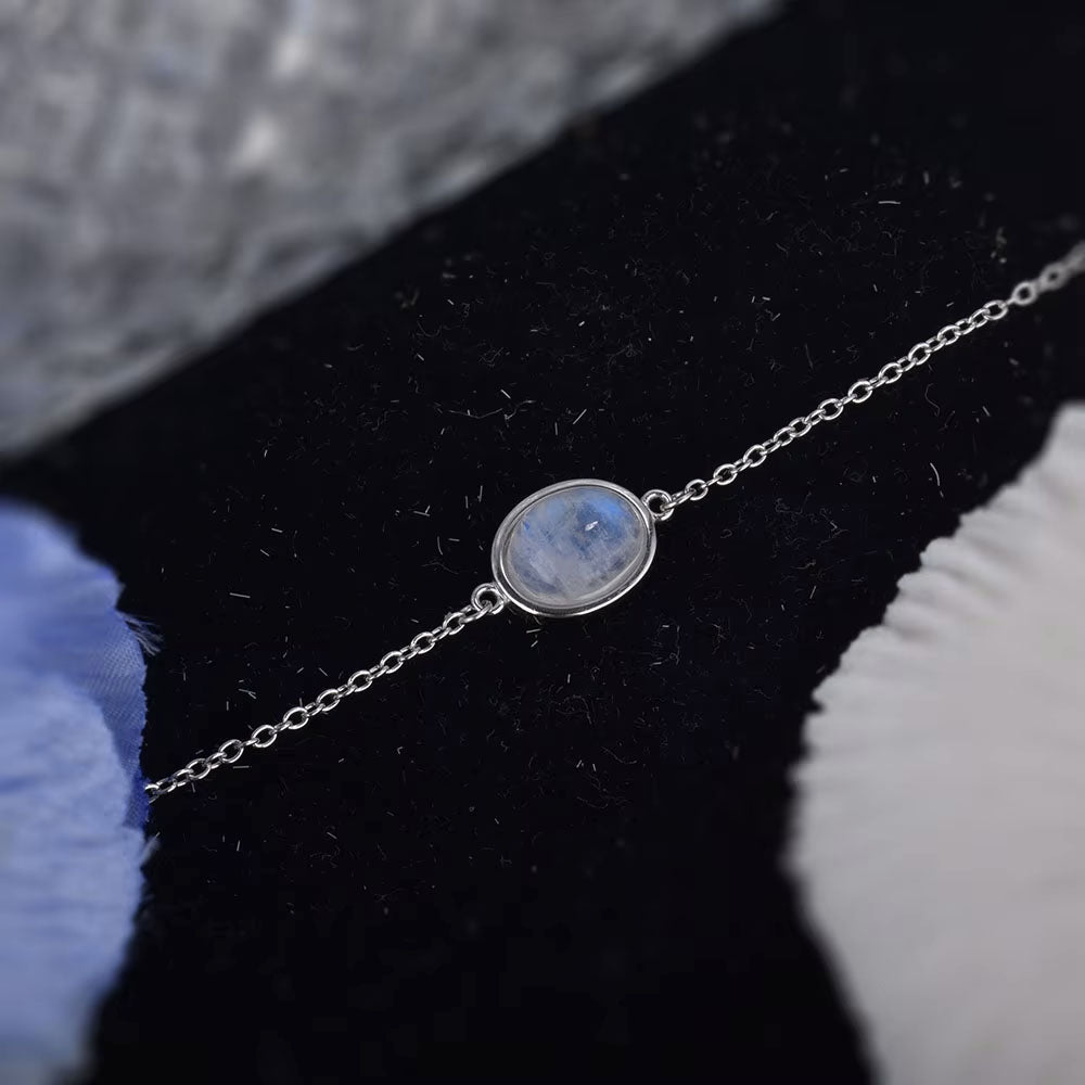 Blue Moonstone Bracelet