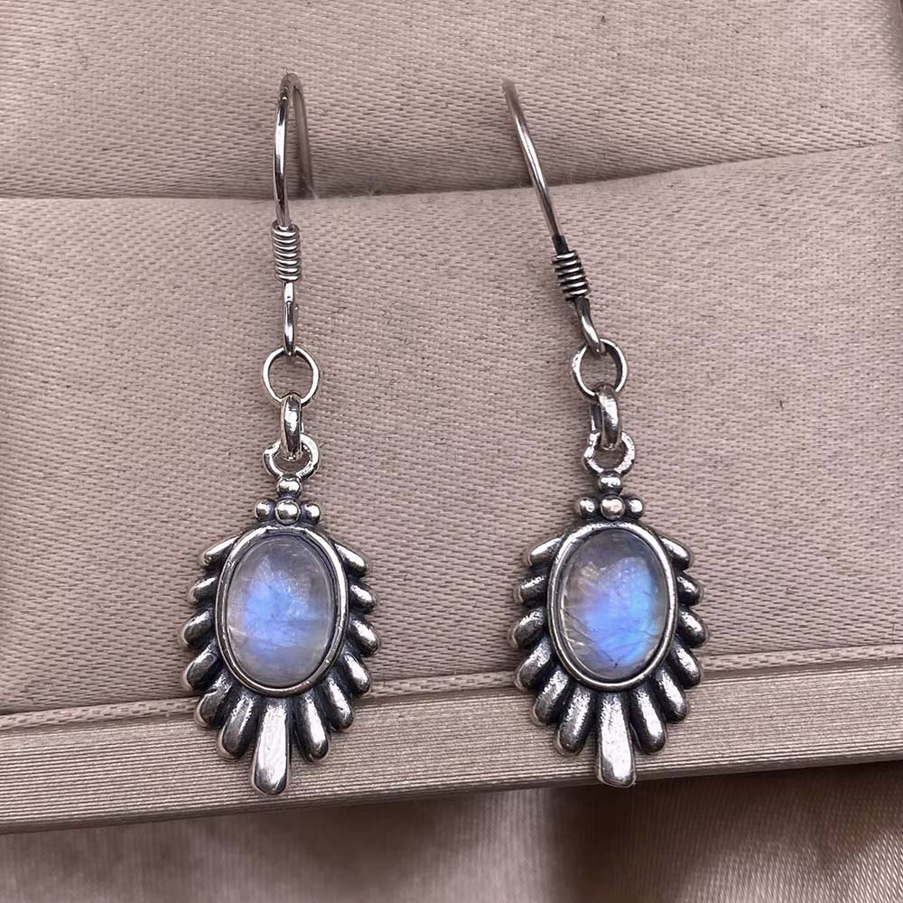 blue moonstone earrings paparazzi