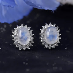 blue moonstone earrings