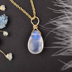 blue moonstone necklace