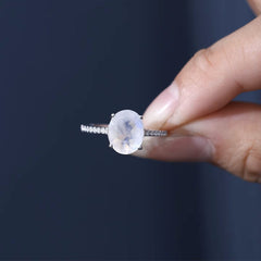 Blue Moonstone Ring