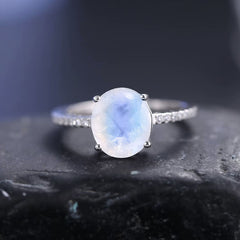 Blue Moonstone ring