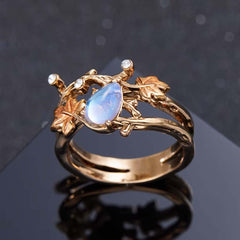 Celtic Moonstone Ring