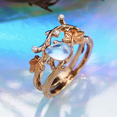 celtic moonstone ring