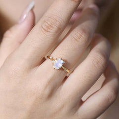 Genuine Moonstone Ring