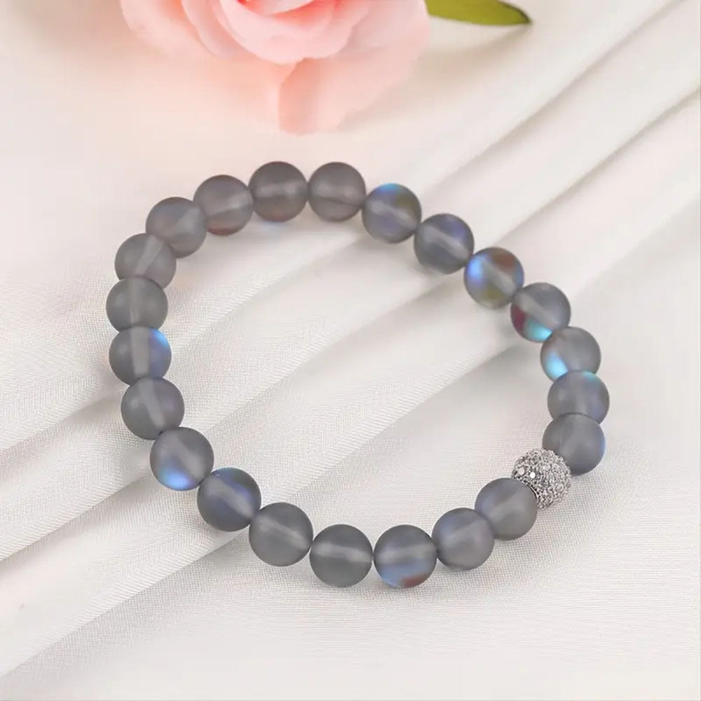 Gray Moonstone Bracelet