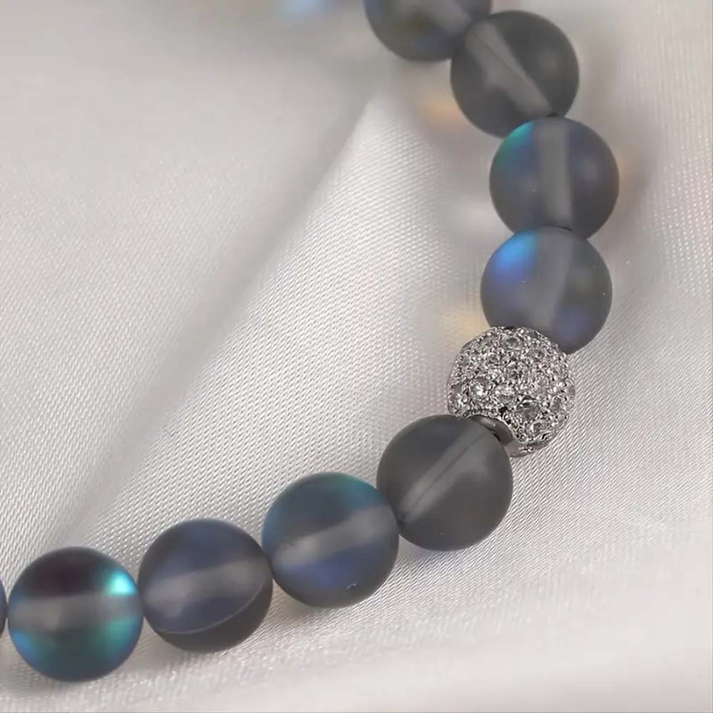 Gray Moonstone Bracelet