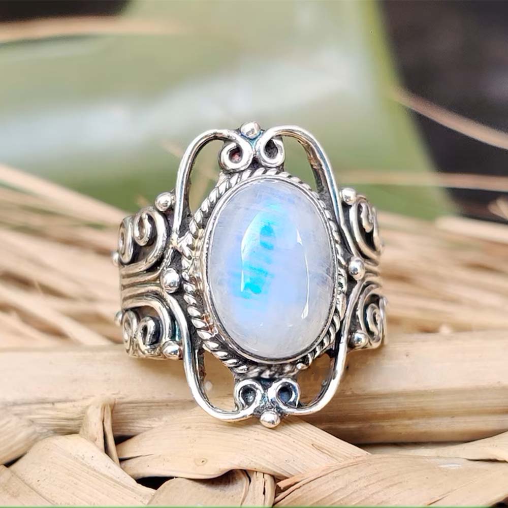 Huge Moonstone Ring