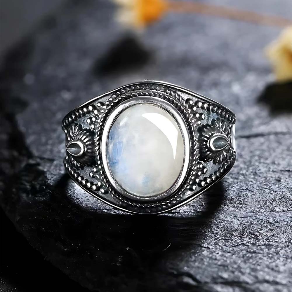 Large Moonstone Ring