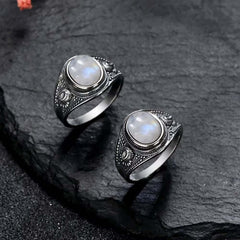 Large Moonstone Ring