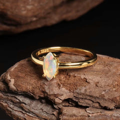 Marquise Moonstone Ring