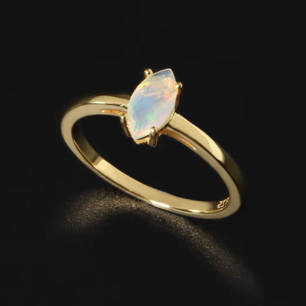 marquise moonstone ring