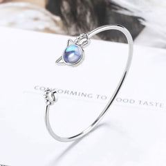 Moonstone Bangle Bracelet