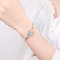 Moonstone Bangle Bracelet