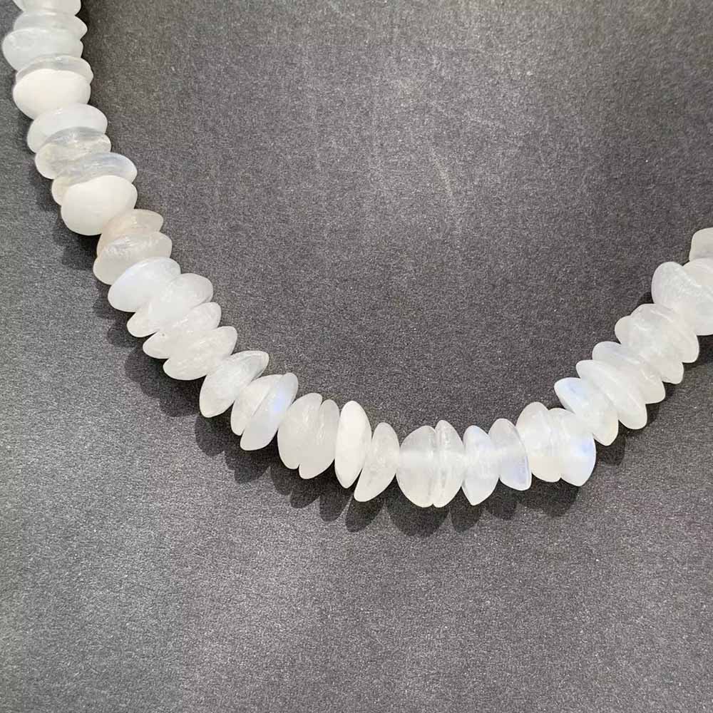 Moonstone Bead Necklace