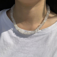 Moonstone Bead Necklace