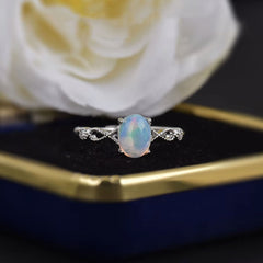 Moonstone Birthstone Ring