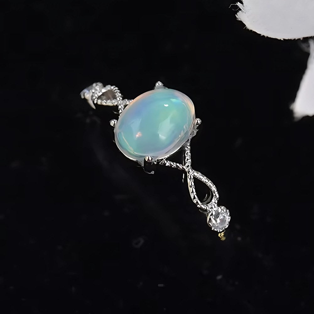 moonstone birthstone ring