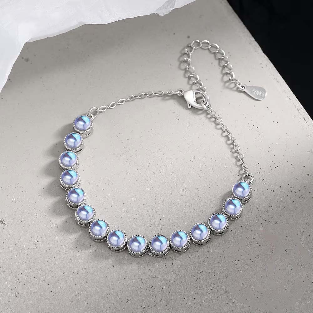 Moonstone Bracelet Sterling