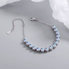 Moonstone Bracelet Sterling