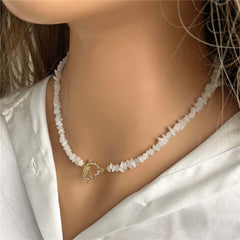 Moonstone Chip Necklace