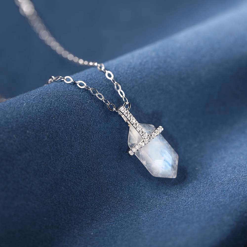 Moonstone Crystal Necklace