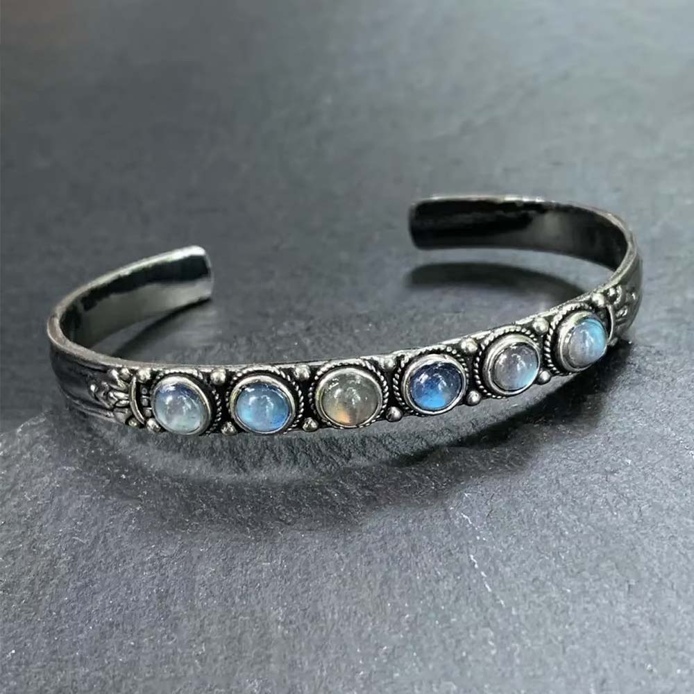 moonstone cuff bracelet