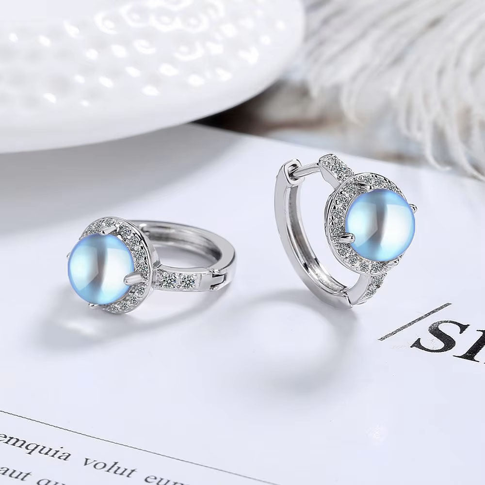 Moonstone Drop Earrings