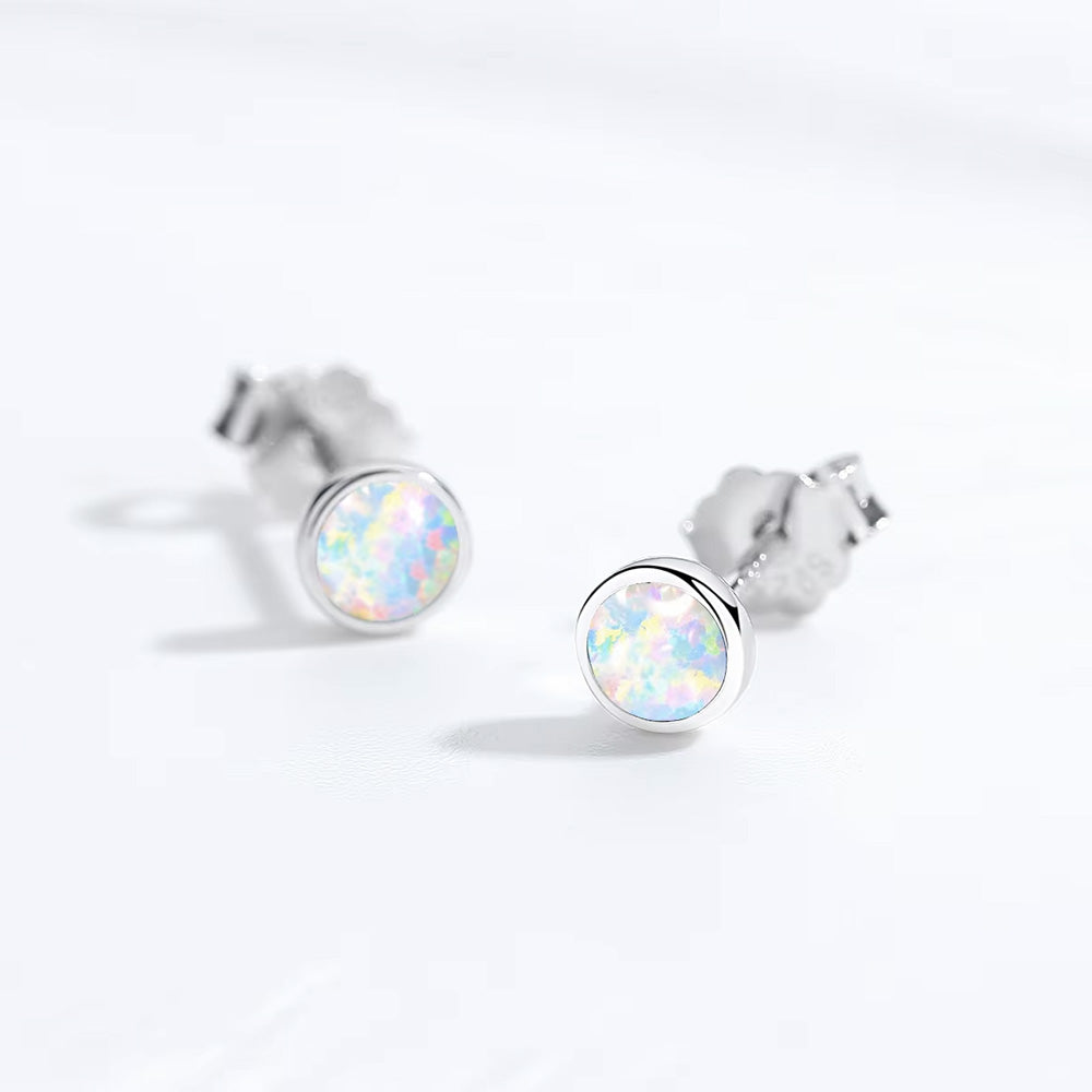 Moonstone Earrings Rose Gold