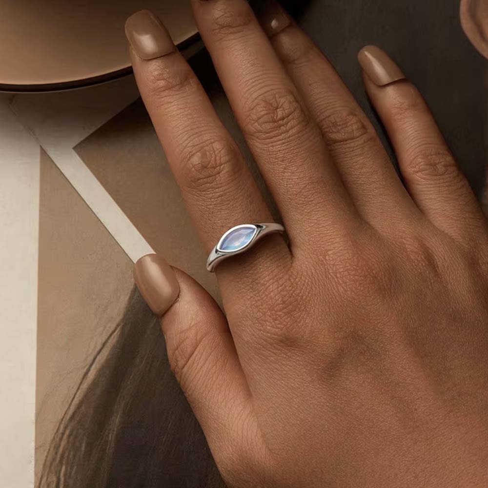 Moonstone Signet Ring