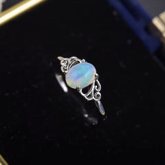 Moonstone Solitaire Ring