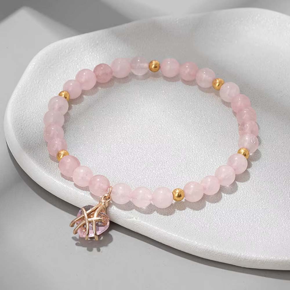 Pink Moonstone Bracelet