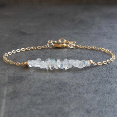 raw moonstone bracelet