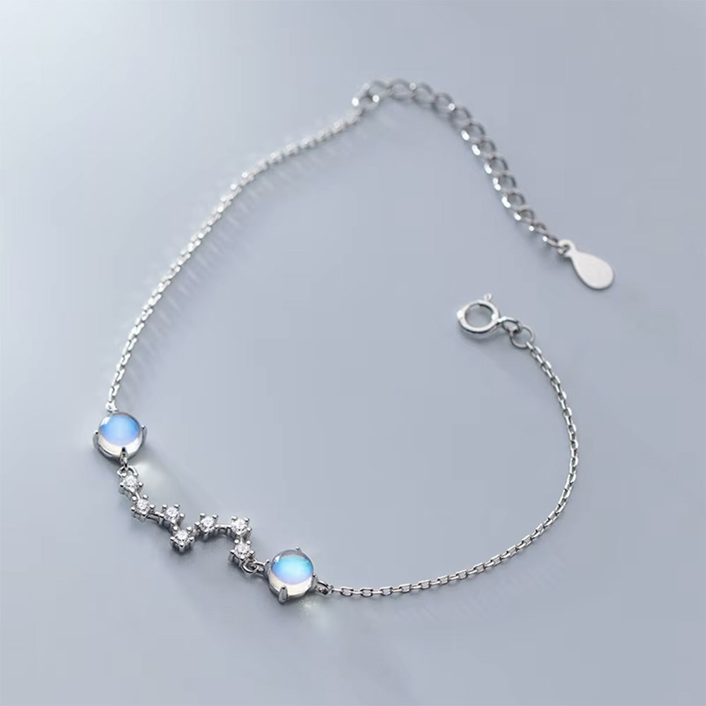 silver moonstone bracelet