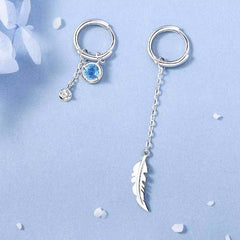 Silver Moonstone Earrings