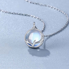 Sterling Silver Moonstone Necklace