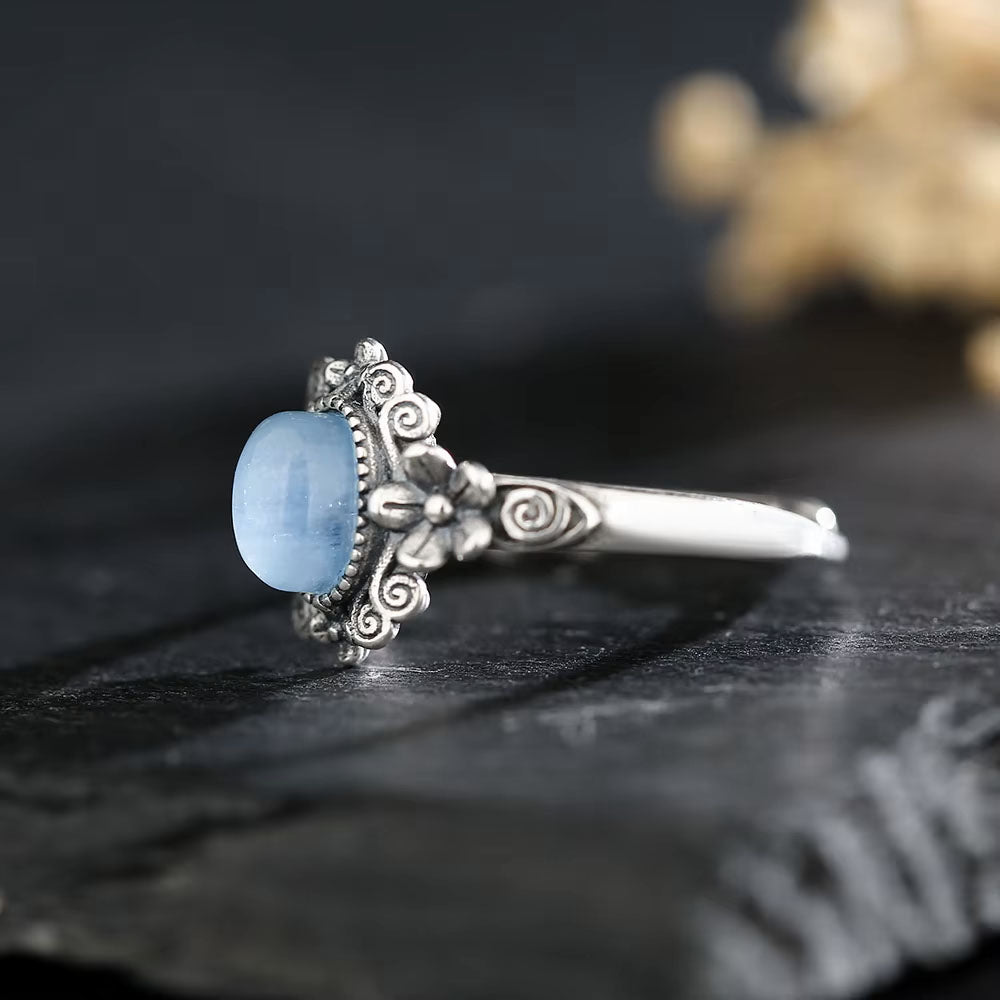 Tibetan Moonstone Ring