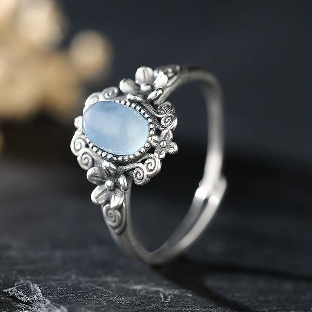 Tibetan Moonstone Ring