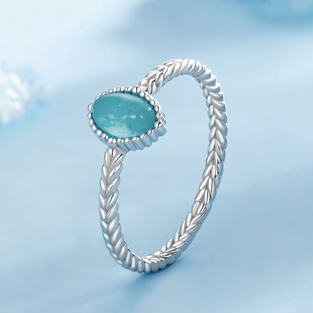 Turquoise Moonstone Ring