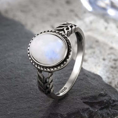 vintage moonstone ring