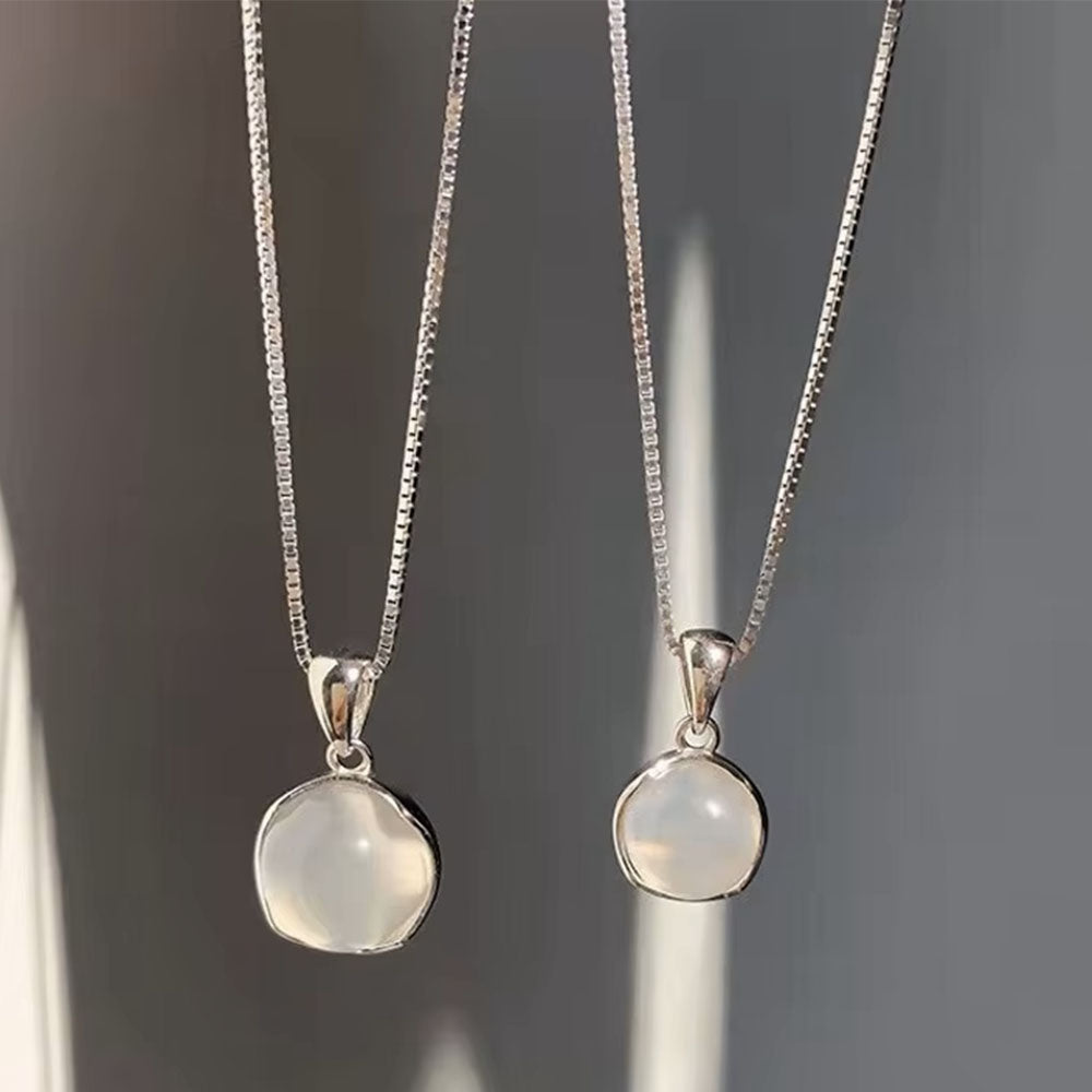 White Moonstone Necklace